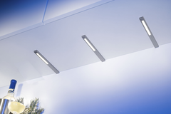 Slim led-Set 2 x 5.4w 12V 3500k inox 