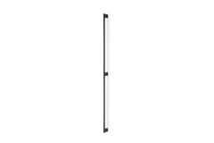 Greep POINT BA960-480 L996 aluminium geborsteld zwart
