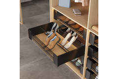Chic line porte chaussures anthracite l.700-800mm 