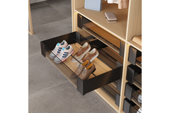 Chic line schoenrek stang antraciet l.925 h.94mm