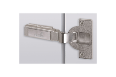 Charnière porte épaisse Intermat Spezial, épaisseur de la porte jusqu’à 43 mm (Intermat 9935), rentrant, Angle d'ouverture  95°, TH-schéma de perçage 52 x 5,5 mm, à visser (-)