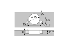 Sensys 165° S-8657i-TB53/45b-B12,5 