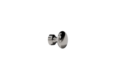 Bouton BARON ø32 h32 zamac nickel poli 