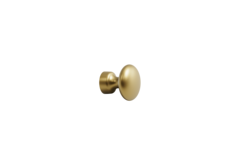 Bouton BARON ø32 h32 zamac or brossé 