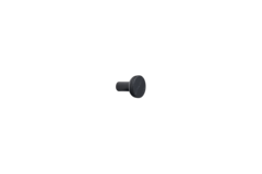 Bouton BIS Ø24 H28 chéne + zamac noir 