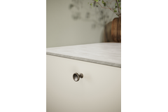 Knop chateau ø30x30 zamak antiek bruin