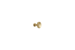 Knop chateau ø30x30 zamak geborsteld goud