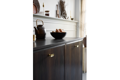 T-knop chateau T 52x30x18 zamak geborsteld goud