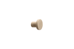 Bouton CIRCUM Ø33x28 chêne non Laqué 