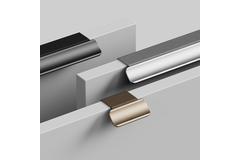 Greep VOLET ba160 aluminium geborsteld zwart