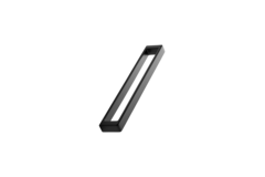 Poignée cubico ea96 l105 zamac noir mat 