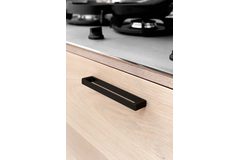 Poignée cubico ea96 l105 zamac noir mat 