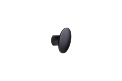 Bouton DOME 49.8x35.9x25Ø6 zamac noir mat 