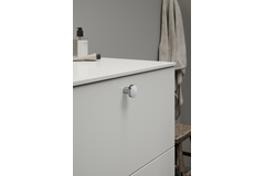 Bouton DOT Ø30 H26 zamac chrome 