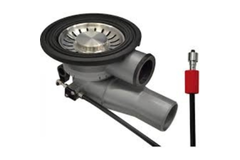 Crépine intégr.3 1/2"av.racctrop plein+cable 600mm pour vidage