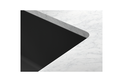 Maris - Onderbouwspoeltafel / 553 x 433 mm / 1 bak / Zwart Mat