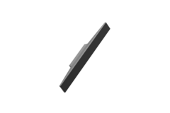 Poignée facet ea32 l156 alu noir mat 