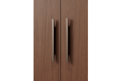 Greep facet ba160 l284 alu mat brons