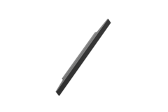 Greep facet ba96 l220 alu mat zwart
