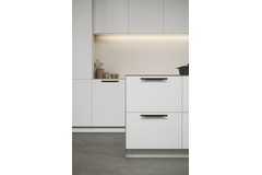 Poignée facet ea160 l284 alu noir mat 