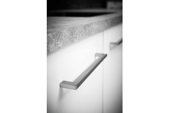 Poignée flat ea192 l206 zamac look inox 