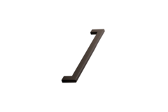 Poignée flat ea192 l206 zamac brun foncé 