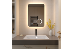 Miroir h700xb500mm+miroir chauff.+kelvin ch+dimmer 