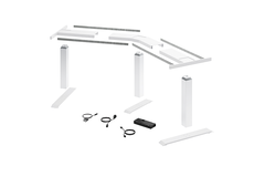 LegaDrive Systems Tafelonderstelset 135°-hoek, wit