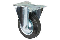 Roulette Fixe d100 h128mm 70kg caoutch 