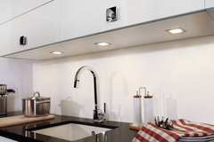 LD8004 ledset enc.3x3W 4000K alu look +convert.dimmable+cable 2000mm