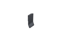Poignée leaf ea32 l42,5 zamac noir mat 