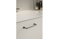 Poignée LOUNGE EA128 L142 zamac gunmetal 