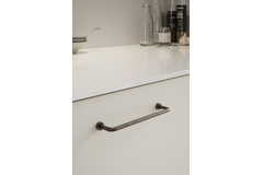 Greep LOUNGE BA160 L174 zamak antiek bruin