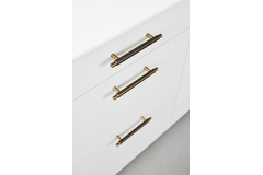 Greep MANOR BA192 L254 zamak antiek messing