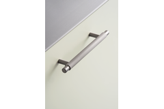 Poignée MANOR EA192 L254 zamac look inox 