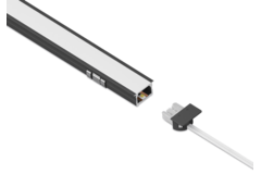 Moove3 led profiel 3m WDC 24V 10W/M zwart