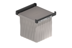 Chic line wasmand antraciet b.500-550 d.492mm