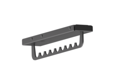 Chic line porte cintres extensible anthracite l.360mm 