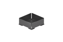 Chic line panier accessoire anthracite  l.60  l.150mm 
