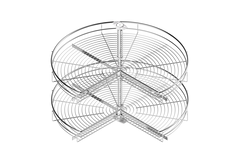 MC Line panier tournant 3/4 d.820mm 270ø chrome h:630-730mm