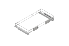 Amari corbeille extractible 900-1000 gris 