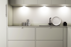Led planar S 4000K 24V 3W noir 