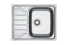 Flash - Inbouwspoeltafel / 620 x 500mm / Manuele Lediging / RVS