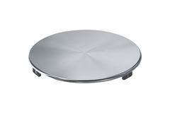 Cache-bonde rond en inox