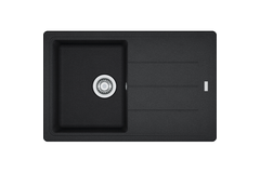 Basis - Evier à encastrer / 780 x 500 mm / 1 bassin / Onyx / Réversible