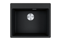 Maris - inbouwspoelbak / 590 x 500 mm / 1 bak / Onyx