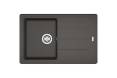 Basis - Evier à encastrer / 780 x 500 mm / 1 bassin / Gris Ardoise / Réversible