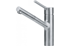 Taros Neo - Mitigeur à bec extractible / 1 jet / Levier sur le côté / Inox