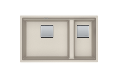 Kubus 2.0 - Onderbouwspoelbak / 620 x 420 mm / Koffie Room