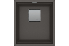 Kubus 2.0 - Onderbouwspoelbak / 370 x 420 mm / Leigrijs